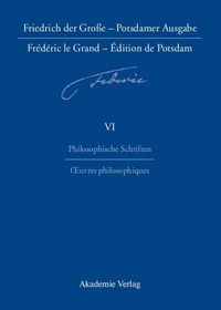 Produktbild: Philosophische Schriften - Oeuvres philosophiques