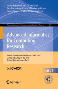 Produktbild: Advanced Informatics for Computing Research