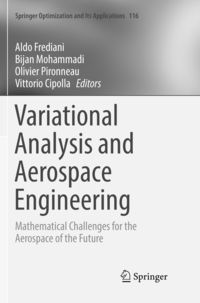 Produktbild: Variational Analysis and Aerospace Engineering