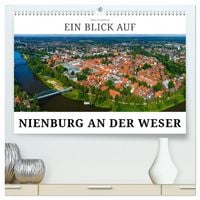 Produktbild: Ein Blick auf Nienburg an der Weser in Farbe (hochwertiger Premium Wandkalender 2027 DIN A2 quer), Kunstdruck in Hochglanz