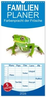 Produktbild: Familienplaner 2026 - Farbenpracht der Fr&ouml;sche mit 5 Spalten (Wandkalender, 21 x 45 cm) CALVENDO