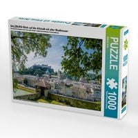 Produktbild: CALVENDO Puzzle SALZBURG Blick auf die Altstadt mit alter Stadtmauer | 1000 Teile Lege-Gr&ouml;&szlig;e 64x48cm Foto-Puzzle f&uuml;r gl&uuml;ckliche Stunden
