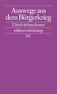 Bild vom Artikel Auswege aus dem Bürgerkrieg vom Autor Ulrich Schneckener
