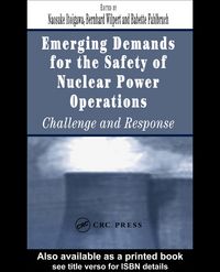Produktbild: Emerging Demands for the Safety of Nuclear Power Operations