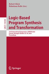 Produktbild: Logic-Based Program Synthesis and Transformation