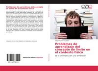 Produktbild: Problemas de aprendizaje del concepto de l&iacute;mite en el contexto f&iacute;sico
