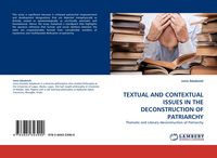 Produktbild: Textual and Contextual Issues&nbsp;in The Deconstruction Of Patriarchy