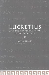 Produktbild: Lucretius and the Transformation of Greek Wisdom