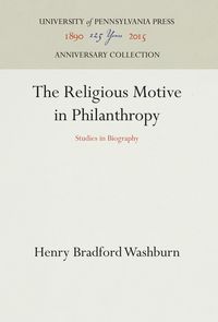 Produktbild: The Religious Motive in Philanthropy
