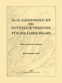 Produktbild: 72.&ndash;73. Jahresbericht des Sonnblick-Vereines f&uuml;r die Jahre 1974&ndash;1975