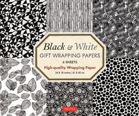 Produktbild: Black & White Gift Wrapping Papers - 6 Sheets
