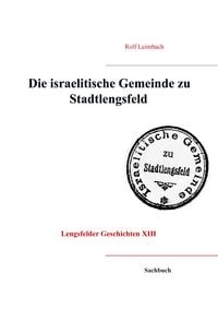 Produktbild: Die israelitische Gemeinde von Stadtlengsfeld