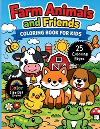 Produktbild: Farm Animals and Friends Coloring Book for Kids
