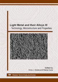 Produktbild: Light Metal and their Alloys III