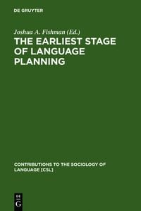Produktbild: The Earliest Stage of Language Planning