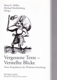 Produktbild: Vergessene Texte &ndash; Verstellte Blicke