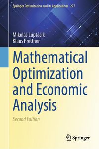 Produktbild: Mathematical Optimization and Economic Analysis