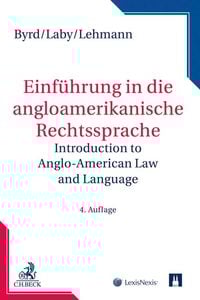 Produktbild: Rechtssprache des Auslands / Einführung in die angloamerikanische Rechtssprache