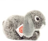Produktbild: Teddy Hermann 93728 - Hase, Widder-Kaninchen grau, 18 cm, liegend, Pl&uuml;schtier
