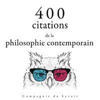 Produktbild: 400 citations de la philosophie contemporaine
