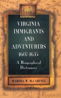 Produktbild: Virginia Immigrants and Adventurers, 1607-1635