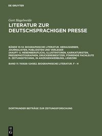 Produktbild: 110926-124562. Biographische Literatur. F - H