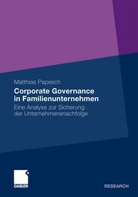 Produktbild: Corporate Governance in Familienunternehmen