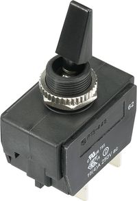 Produktbild: TRU COMPONENTS 1588057 TC-R13-448F3-01A-HR Kippschalter 250 V/AC 16 A 2 x Aus/Ein IP56 rastend 1 St.
