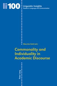 Produktbild: Commonality and Individuality in Academic Discourse