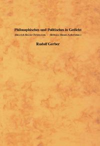 Produktbild: Philosophisches und Politisches in Gedicht