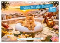 Produktbild: Alles f&uuml;r die Katze - Herrschaft Deluxe mit Charme und Wellness (Wandkalender 2027 DIN A4 quer), CALVENDO Monatskalender