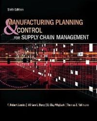 Produktbild: Manufacturing Planning and Control for Supply Chain Management