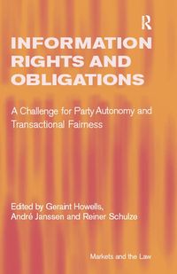 Produktbild: Information Rights and Obligations