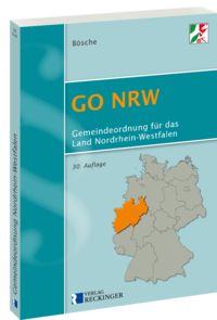 Produktbild: Gemeindeordnung f&uuml;r das Land Nordrhein-Westfalen (GO NRW)