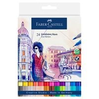 Produktbild: Faber-Castell Tuschestift Dual Marker Goldfaber Aqua, 24er Set