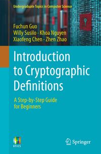 Produktbild: Introduction to Cryptographic Definitions