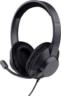 Produktbild: Trust Trust Ayda Max - Headset - On-Ear - kabelgebunden Kopfh&ouml;rer-Audiochip kabelgebunden Schwarz Noise Cancelling