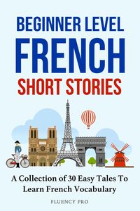 Produktbild: Beginner Level French Short Stories : A Collection of 30 Easy Tales to Learn French Vocabulary
