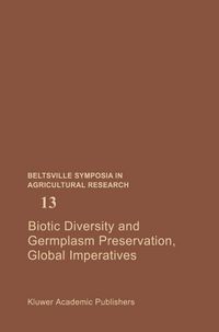 Produktbild: Biotic Diversity and Germplasm Preservation, Global Imperatives