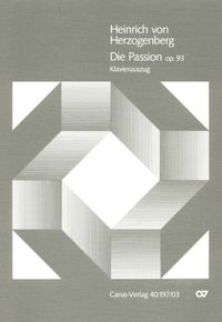 Produktbild: Die Passion op.93, Klavierauszug