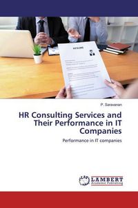 Produktbild: Saravanan, P: HR Consulting Services and Their Performance i