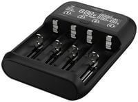 Produktbild: Ansmann Lithium 4 Rundzellen-Ladeger&auml;t LiFePO, LiIon, NiCd, NiMH 10340, 10350, 10440, 10500, 10350, 10440, 10500, 12500, 12650, 13500, 13650, 14500,