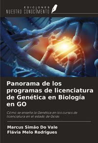 Produktbild: Panorama de los programas de licenciatura de Gen&eacute;tica en Biolog&iacute;a en GO