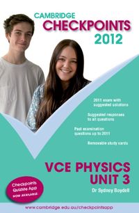 Produktbild: Boydell, S: Cambridge Checkpoints VCE Physics Unit 3 2012