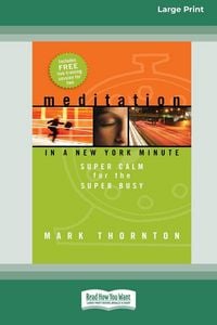 Produktbild: Meditation in a New York Minute