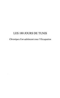 Produktbild: Les 180 jours de Tunis