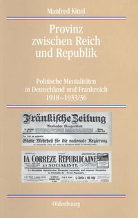 Produktbild: Provinz zwischen Reich und Republik