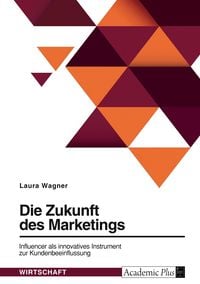 Produktbild: Die Zukunft des Marketings. Influencer als innovatives Instrument zur Kundenbeeinflussung