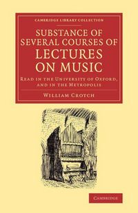 Produktbild: Substance of Several Courses of Lectures on Music
