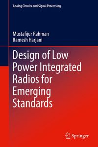 Produktbild: Design of Low Power Integrated Radios for Emerging Standards